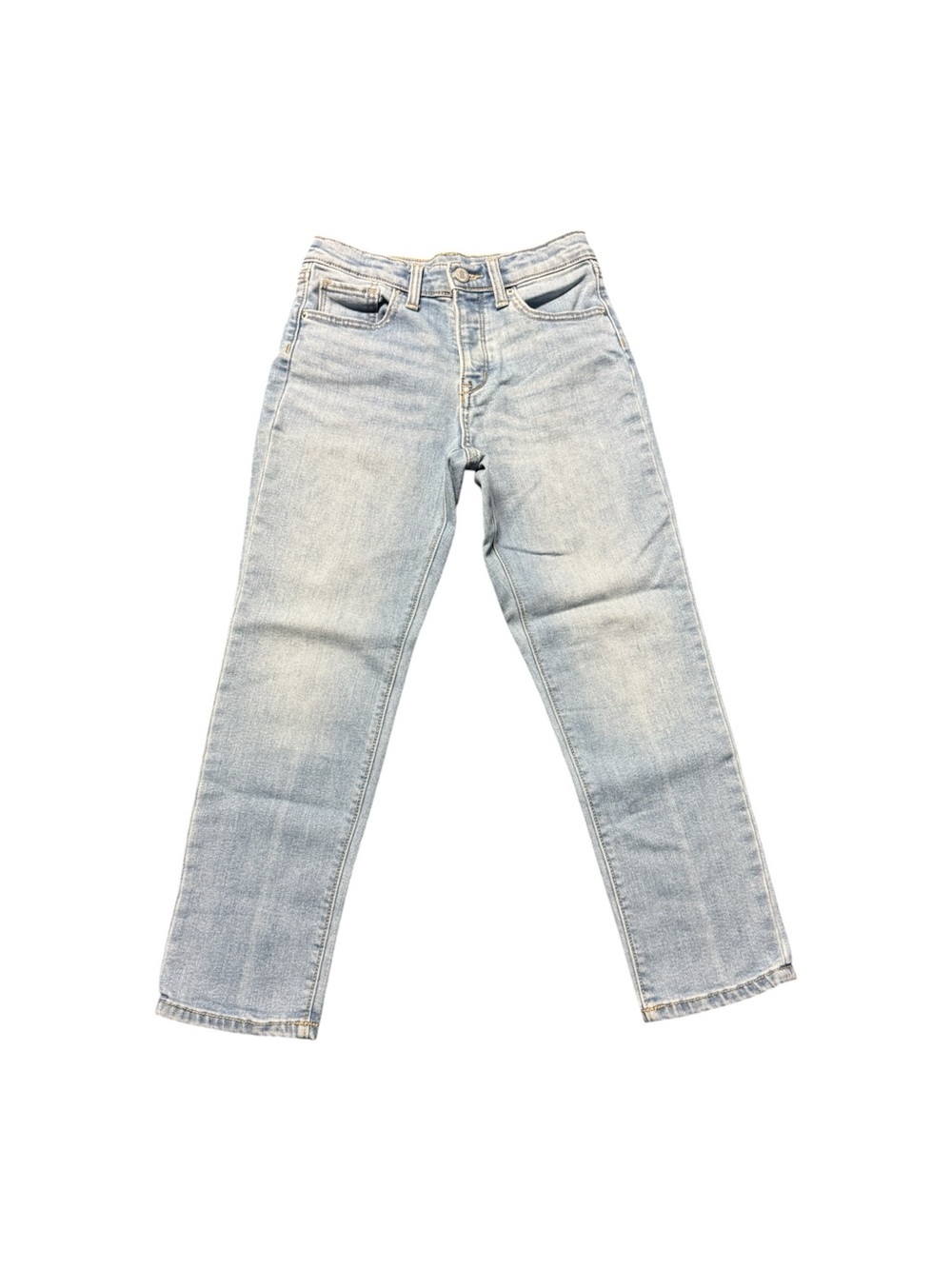 Old Navy High-Rise OG Straight Built-In Warm Jeans Women’s Size 10 Light Wash